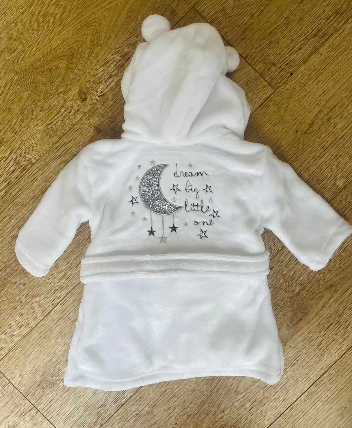 White Baby Dressing Gown
