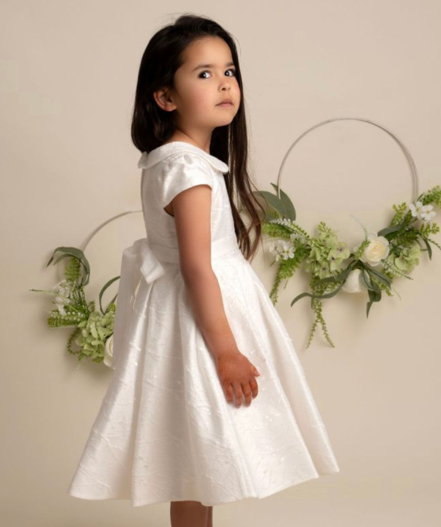 “Hailey” Ivory Dress