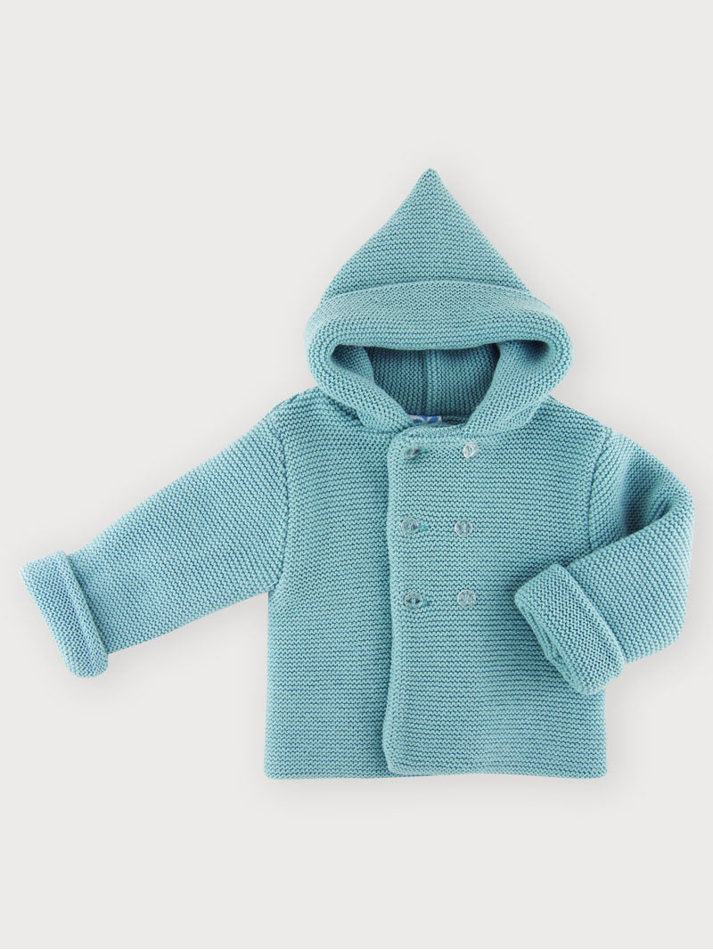 Teal Knitted Jacket