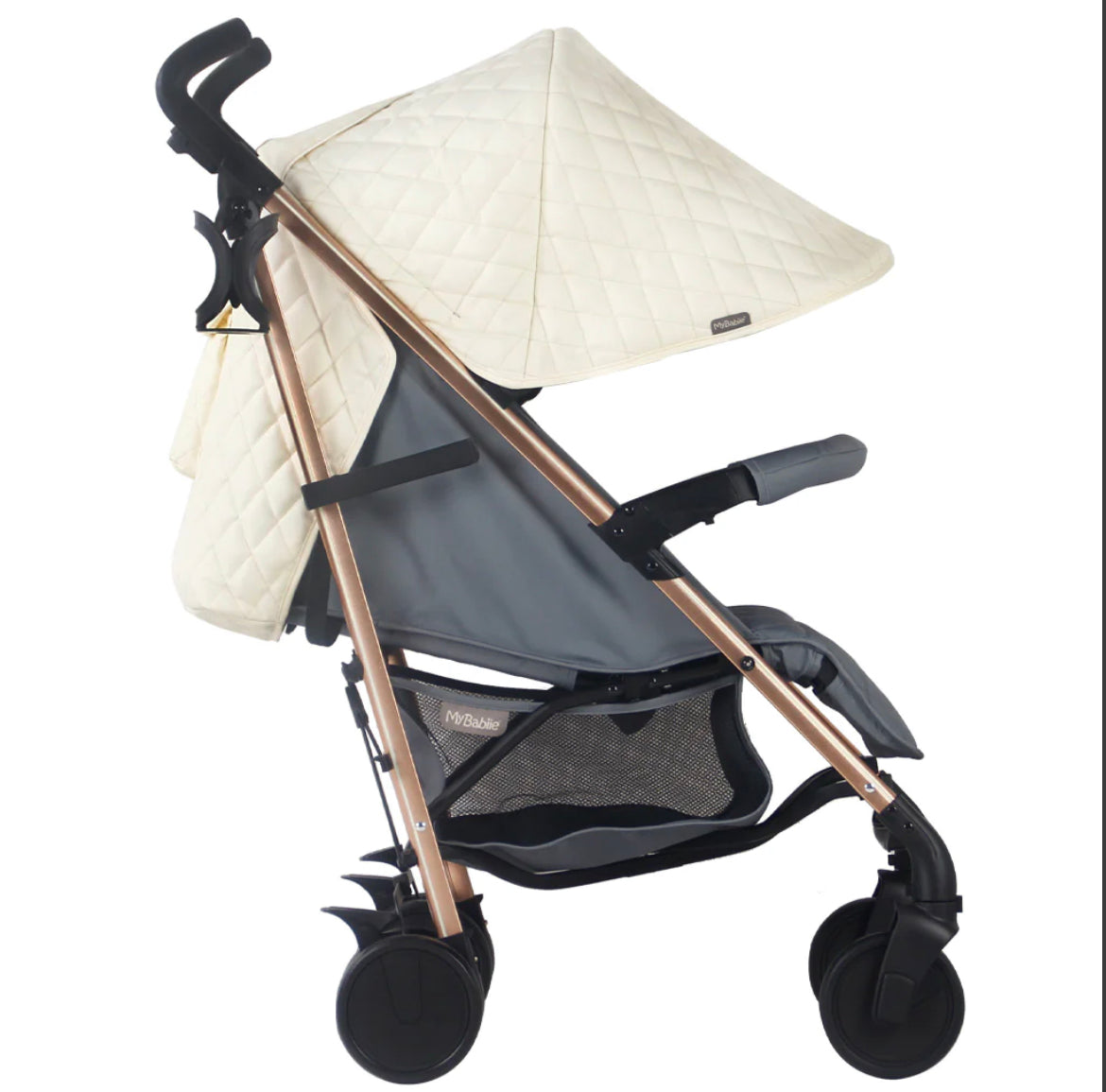 MB51 Billie Faiers Quilted Champagne Lightweight Stroller