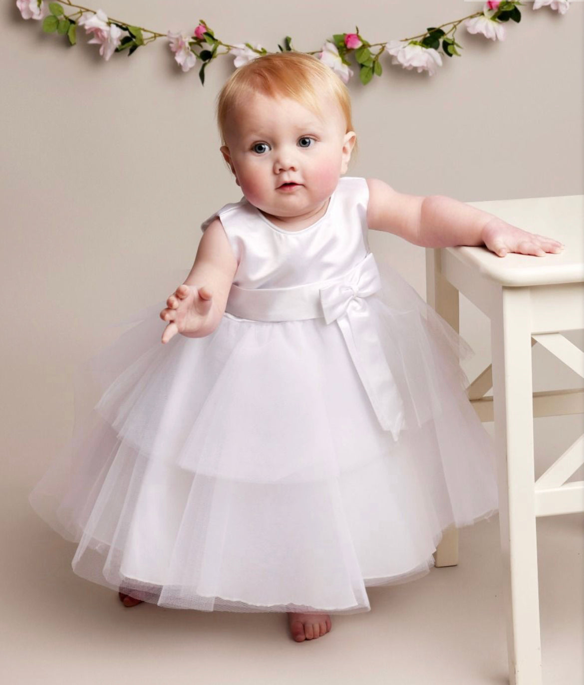 “K038” Dress in White or Ivory