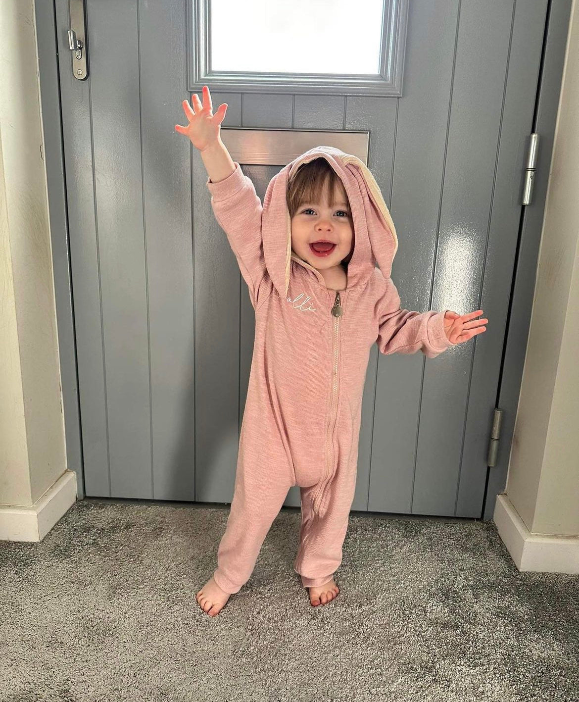 Pink Bunny Onesie