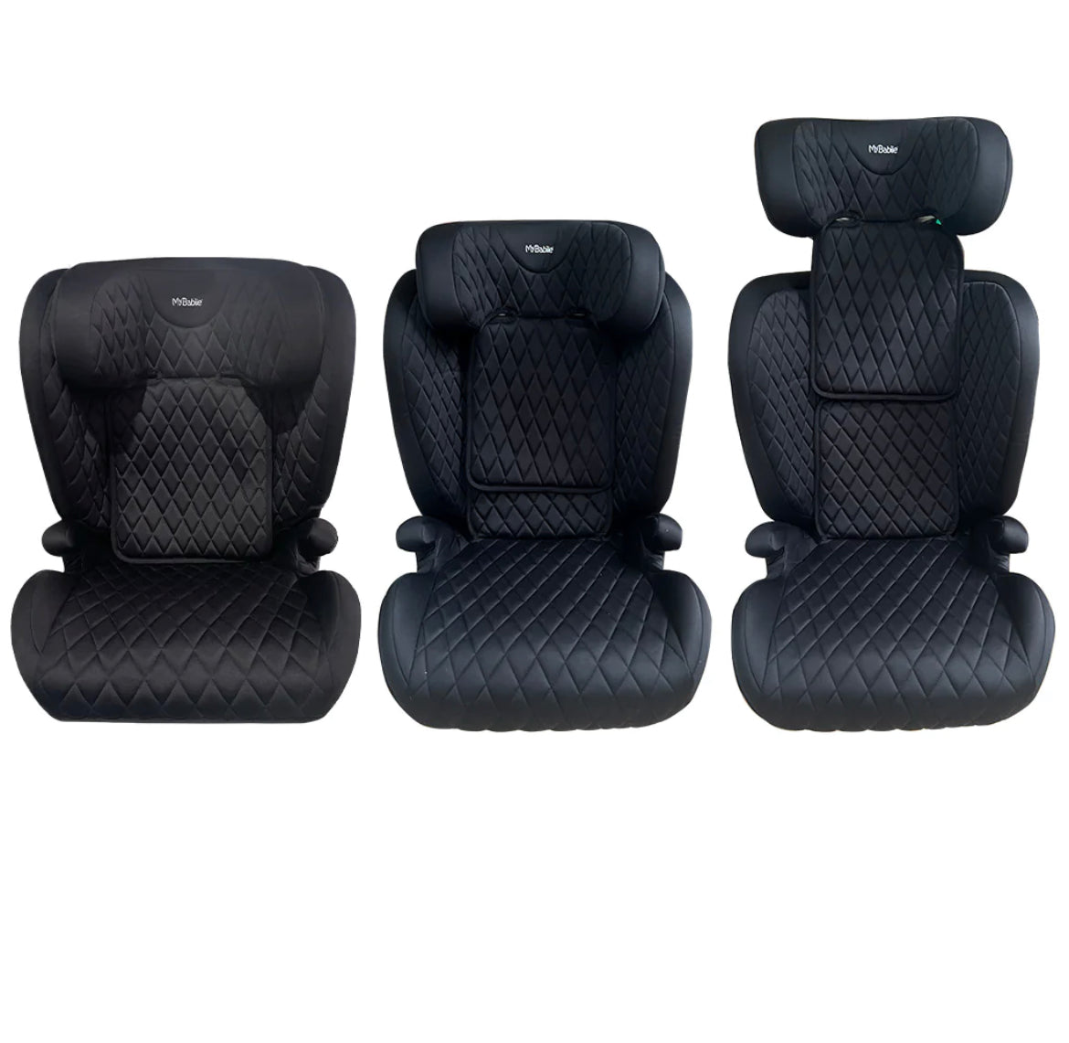 Billie Faiers iSize Quilted Black Car Seat (100-150cm)