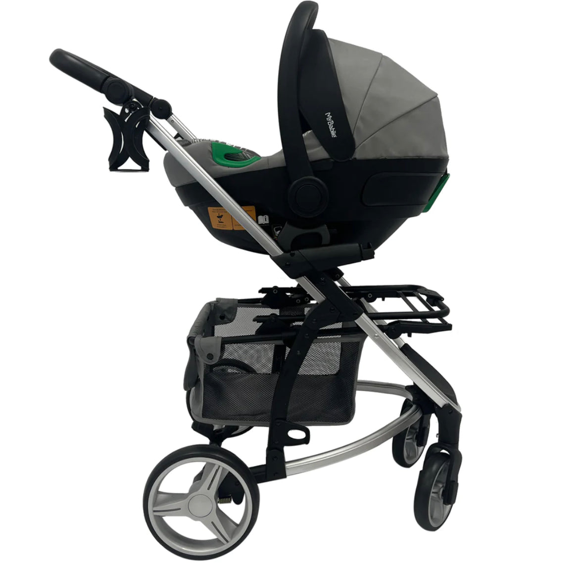 MB200i Samantha Faiers Grey Tropical iSize Travel System