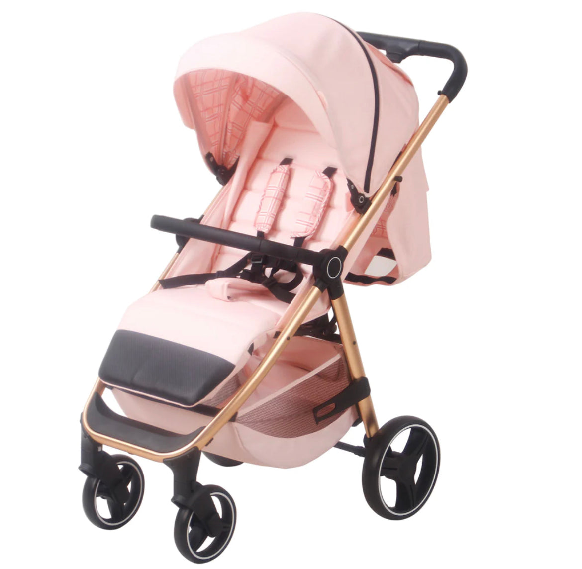 MB160 Pushchair - Dani Dyer Pink Plaid