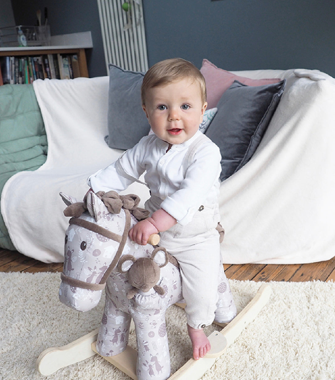 Biscuit & Skip Rocking Horse
