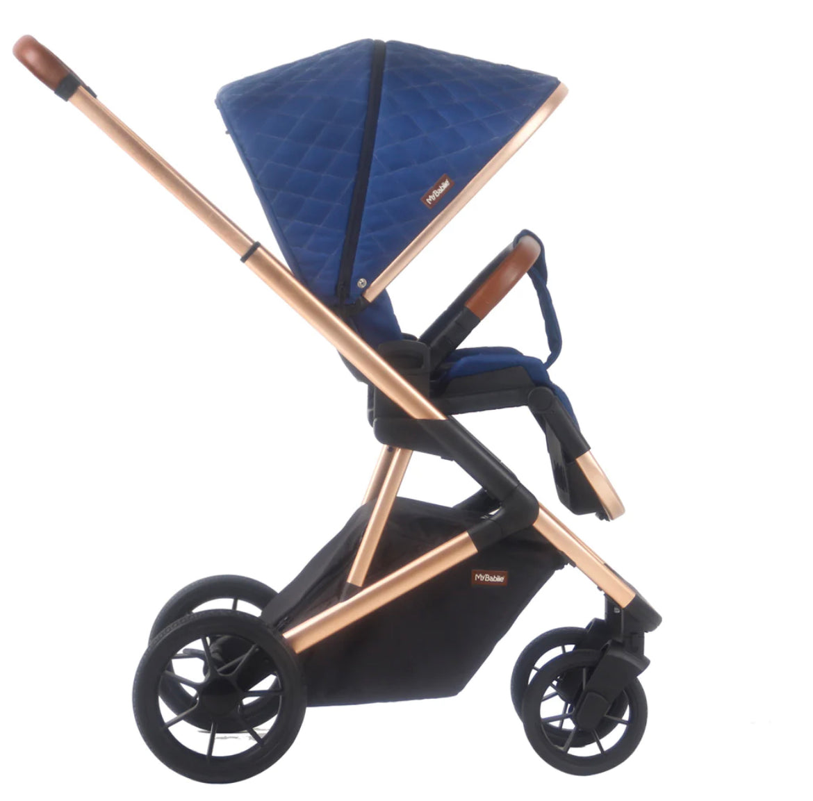 MB500i 3-in-1 Travel System with i-Size Car Seat - Dani Dyer Opal Blue