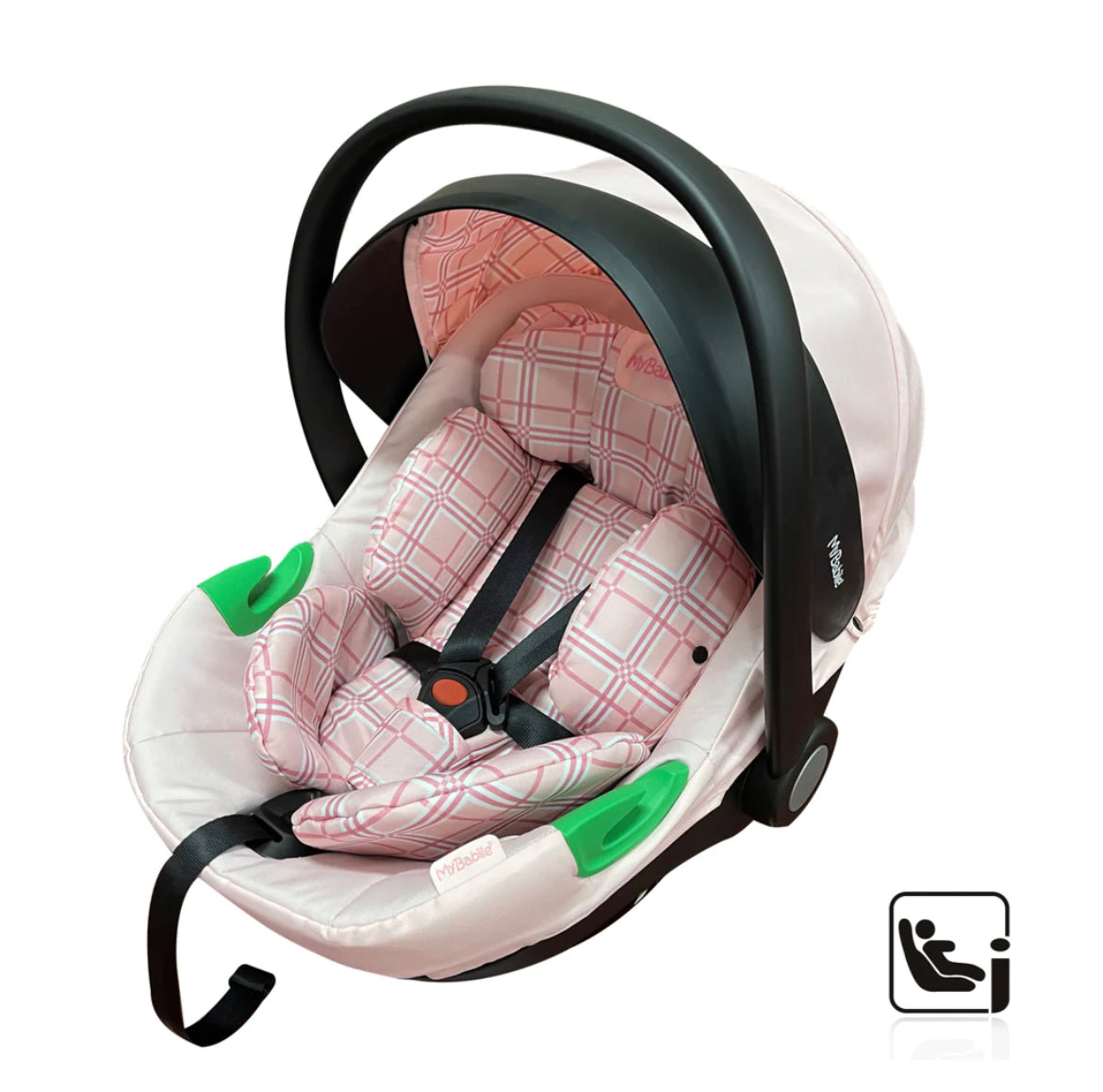 MB200i Dani Dyer Pink Plaid iSize Travel System