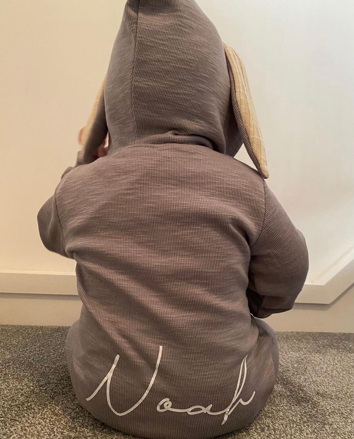 Grey Bunny Onesie