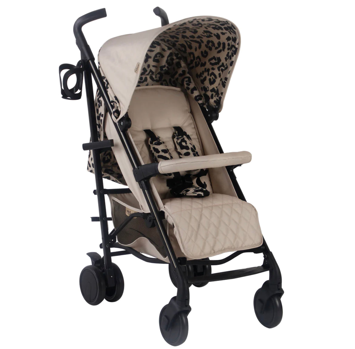 MB51 Dani Dyer Fawn Leopard Lightweight Stroller