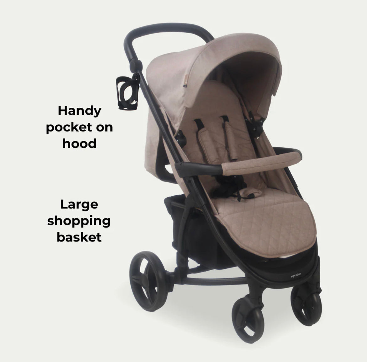 MB200i 3-in-1 Travel System with i-Size Car Seat - Mink