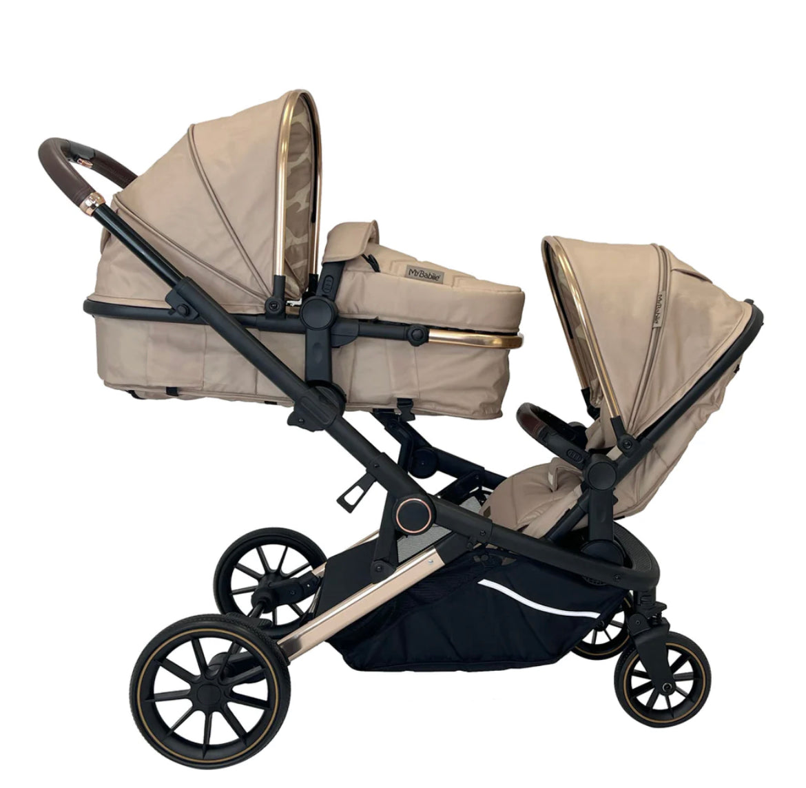 MB33 Dani Dyer Giraffe Tandem Pushchair
