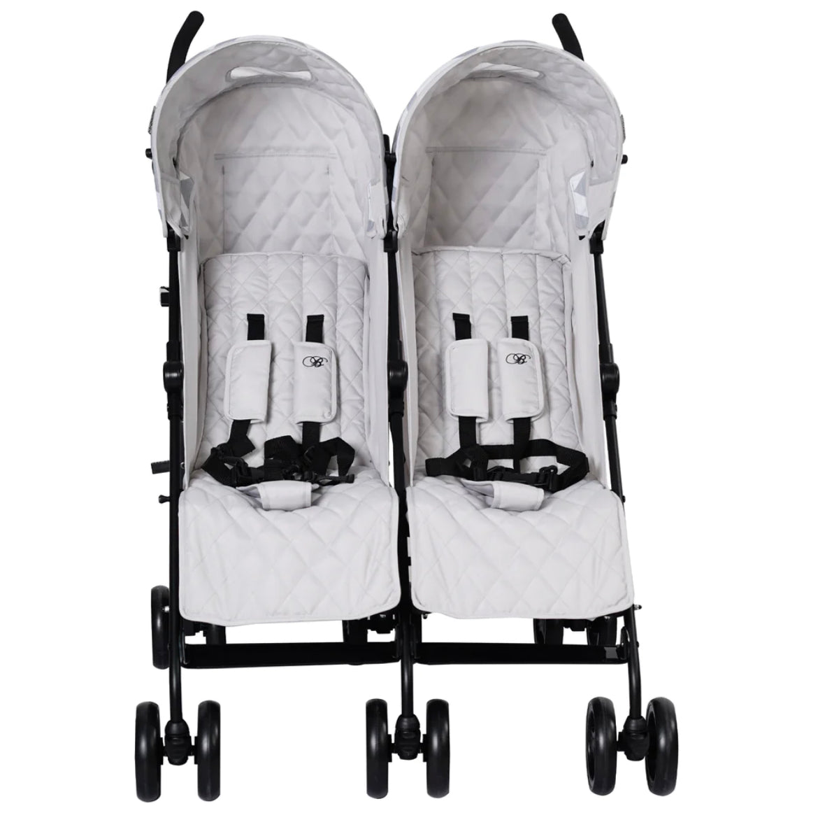 MB11 Billie Faiers Grey Chevron Double Stroller