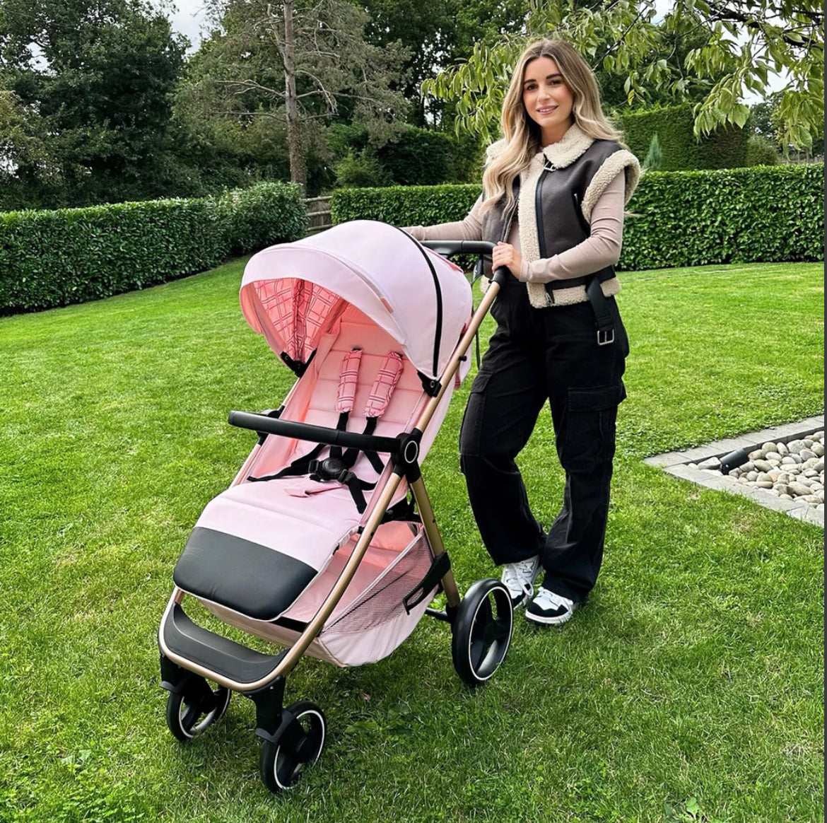 MB160 Pushchair - Dani Dyer Pink Plaid