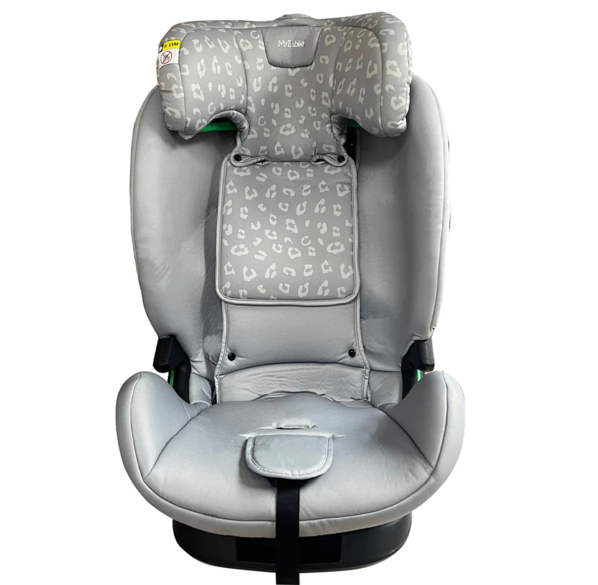 Dani Dyer iSize Grey Leopard Car Seat (76-150cm)