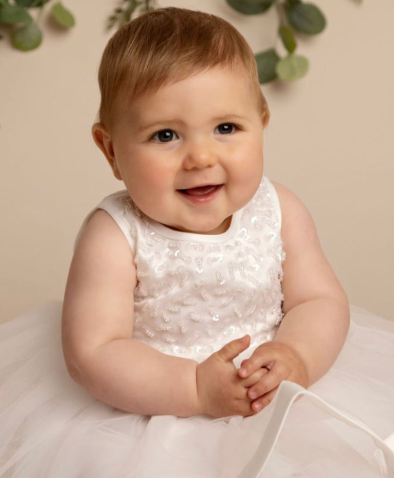 “Jorja” Dress in Ivory