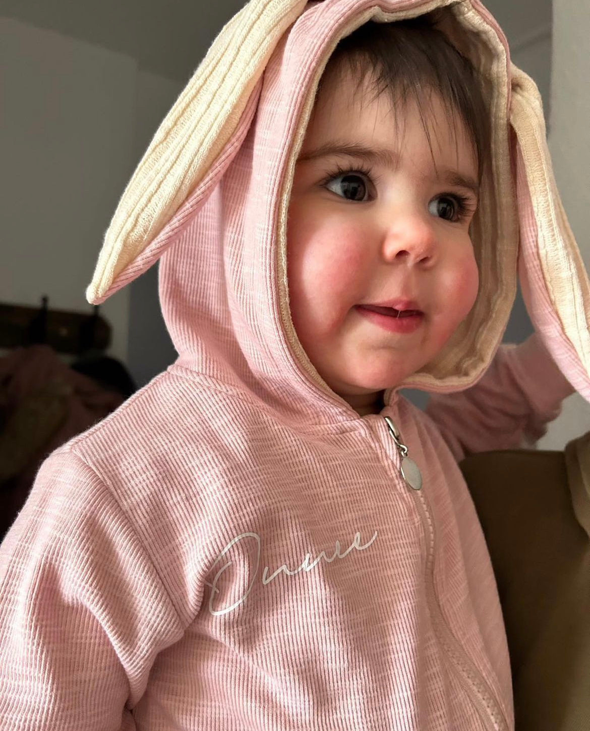 Pink Bunny Onesie