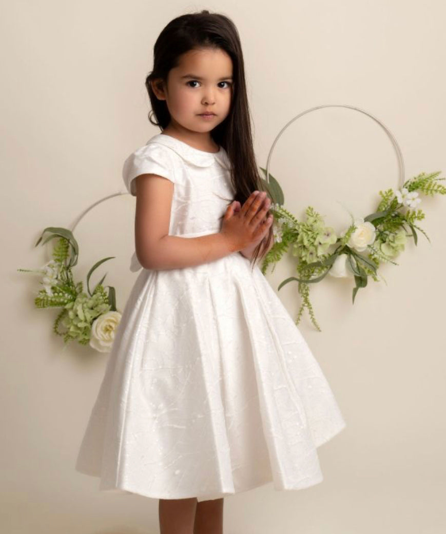“Hailey” Ivory Dress