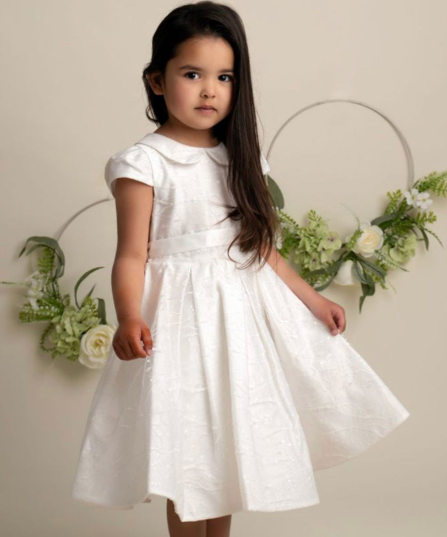 “Hailey” Ivory Dress