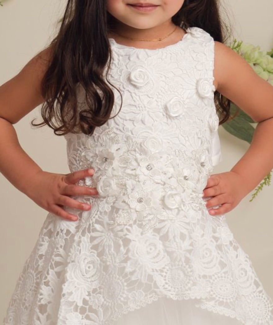 “Ruby” Ivory Dress