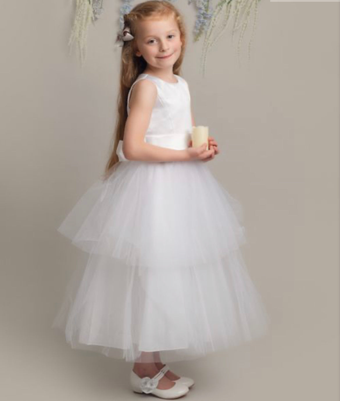 “K038” Dress in White or Ivory