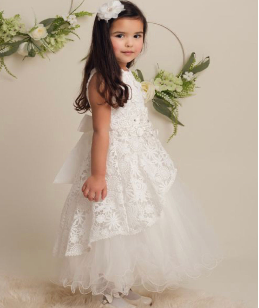 “Ruby” Ivory Dress