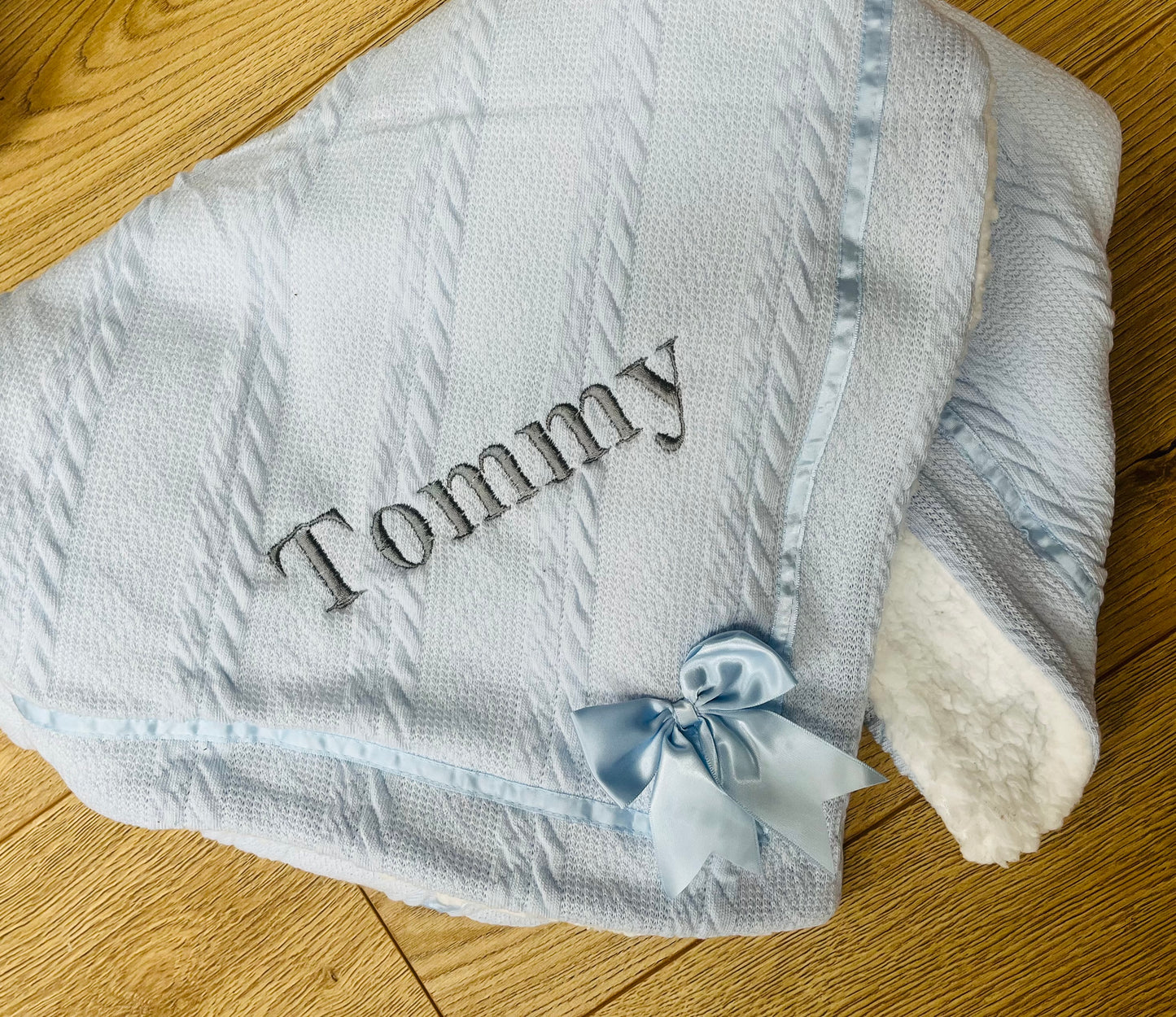 Personalised Baby Blanket - *More Colours Available*