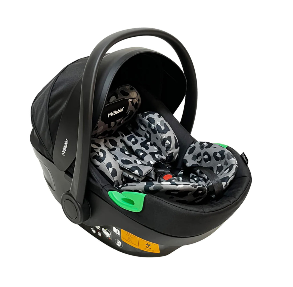 MB200i Dani Dyer Black Leopard iSize Travel System
