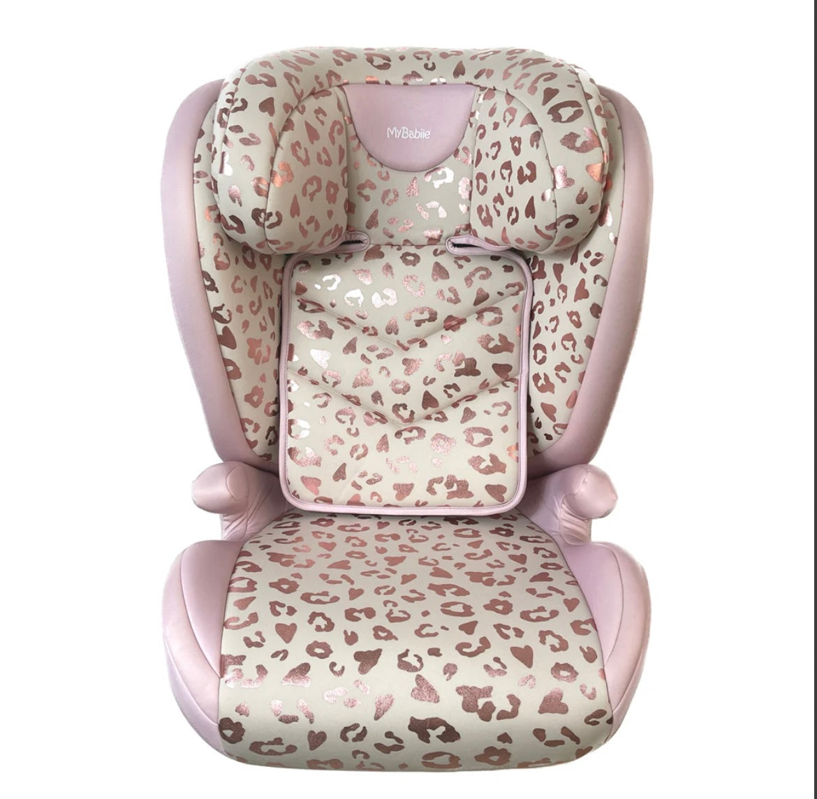 My Babiie iSize Blush Leopard Car Seat (100-150cm)