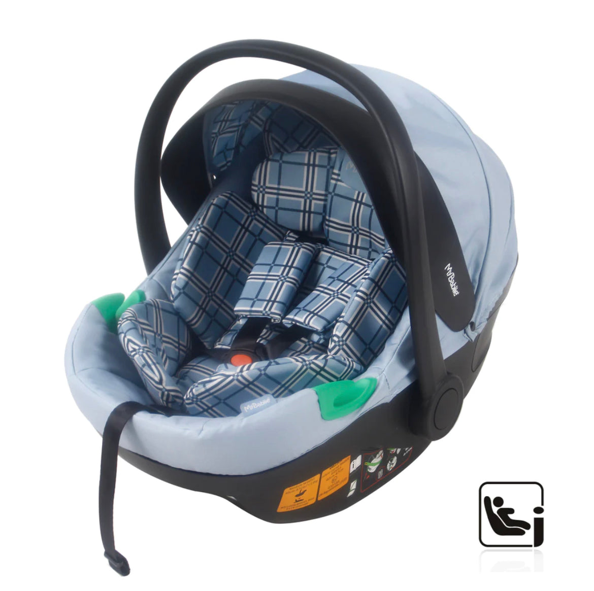 MB200i Dani Dyer Blue Plaid iSize Travel System