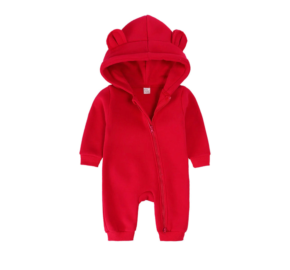 Red Bear Onesie
