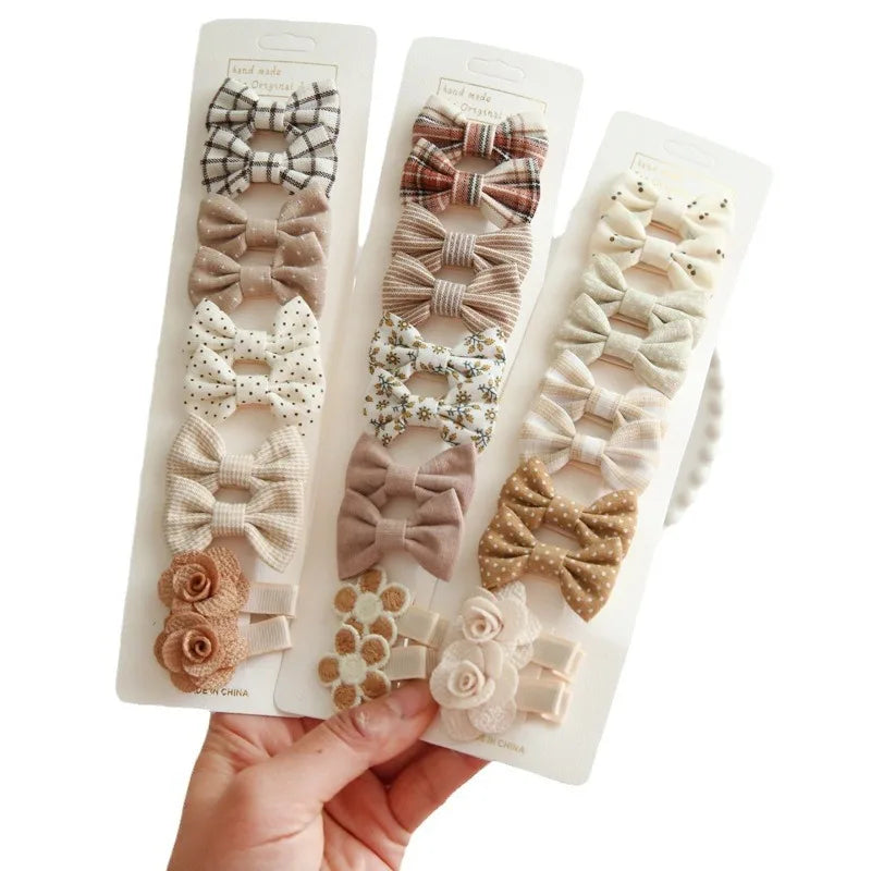 Hair Bow Clips - 10 per pack