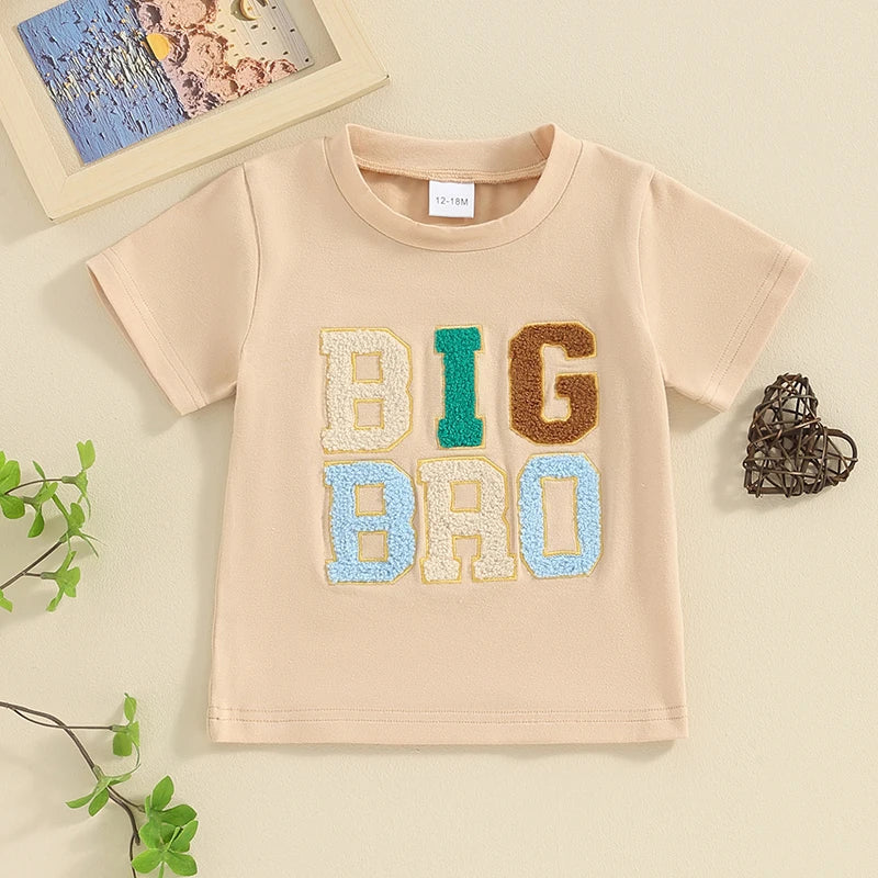Big Bro Lil Bro Short Sleeve Tshirt & Romper