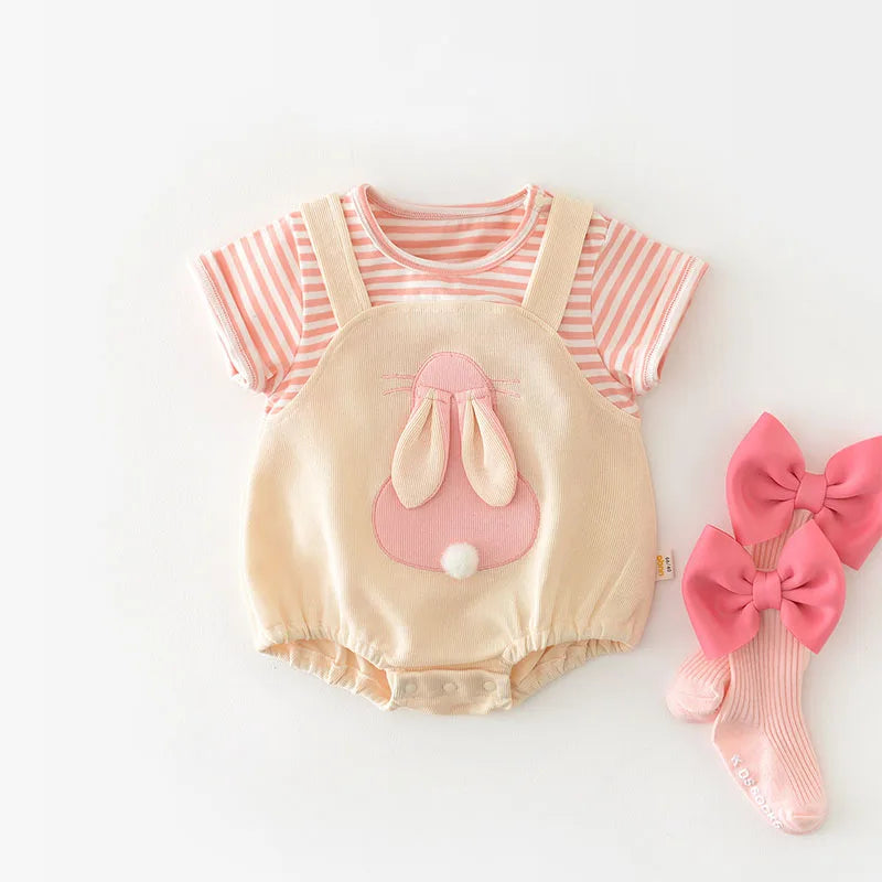 Bunny One Piece Romper with Tshirt