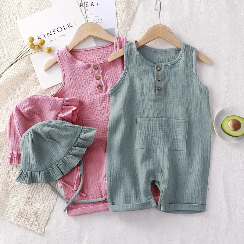 Summer Romper With Hat