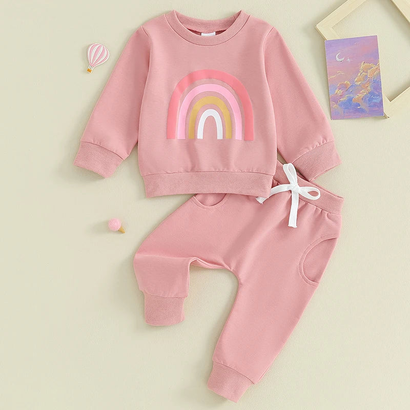 Rainbow Oversize Sweater & Pants