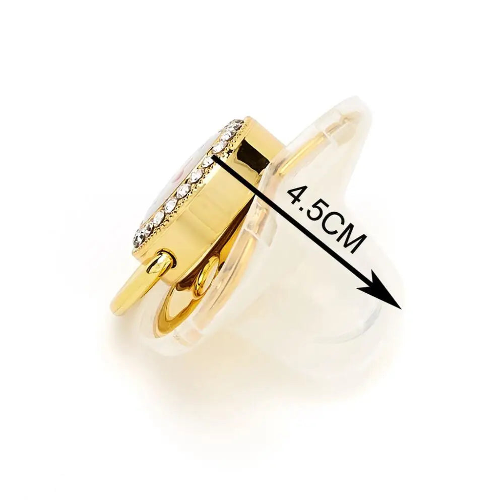 Personalised Rhinestone Dummy Clip