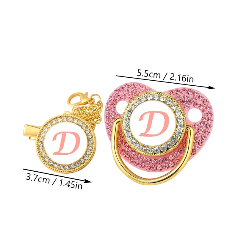 Rhinestone Dummy & Clip - Rose Gold
