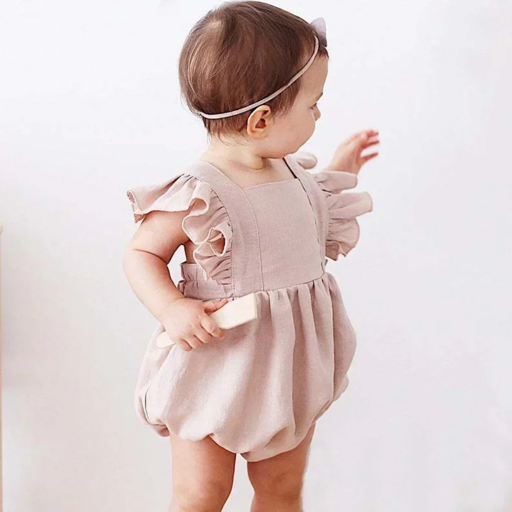 Baby Girls Ruffle Romper