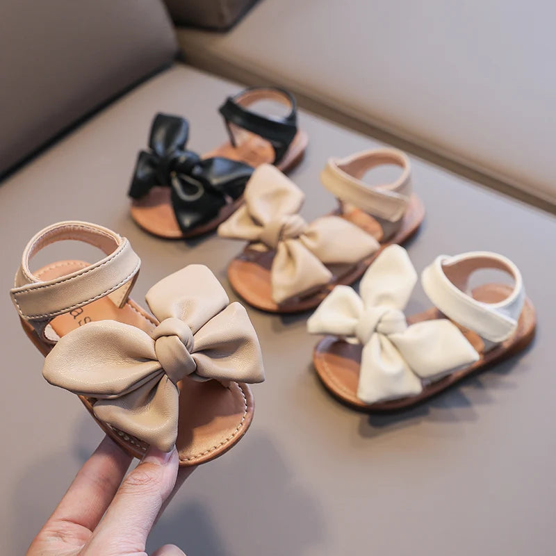 Children's Big Bow Summer Sandals
