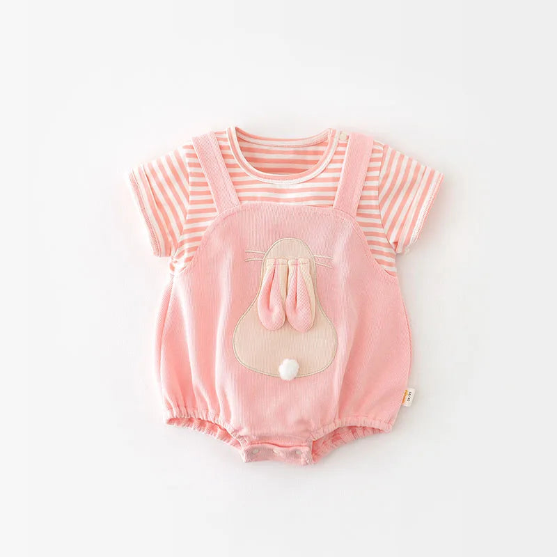 Bunny One Piece Romper with Tshirt