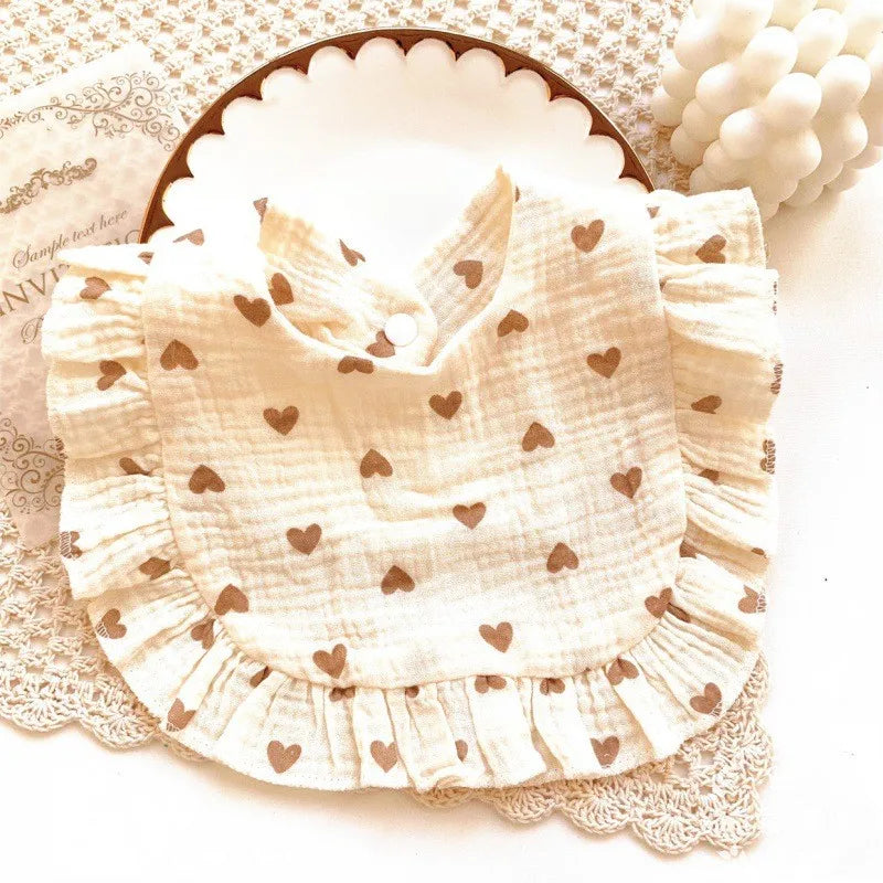 Ruffle Floral Bibs