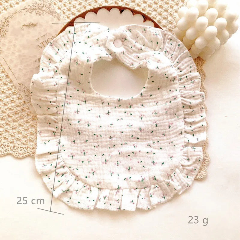 Ruffle Floral Bibs