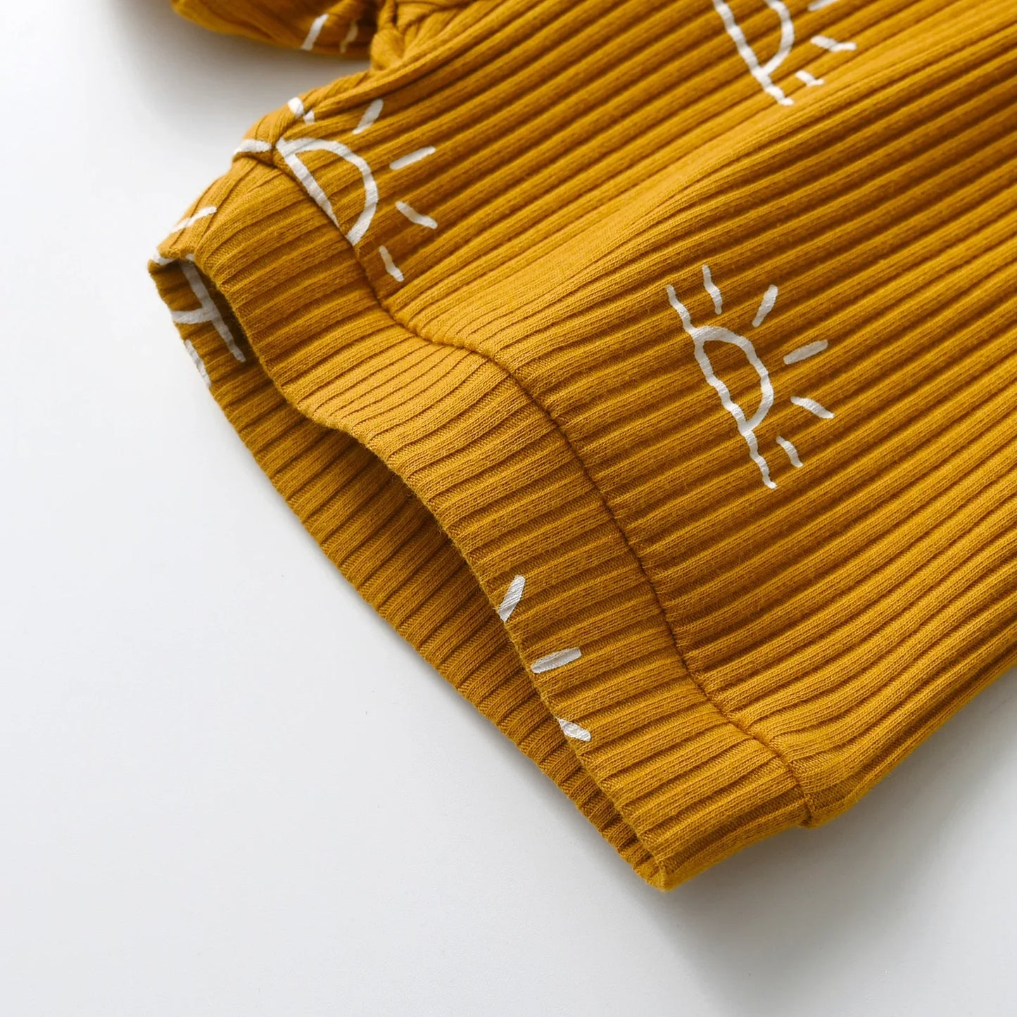 Ribbed Short Sleeves V-Neck Bodysuit and Shorts