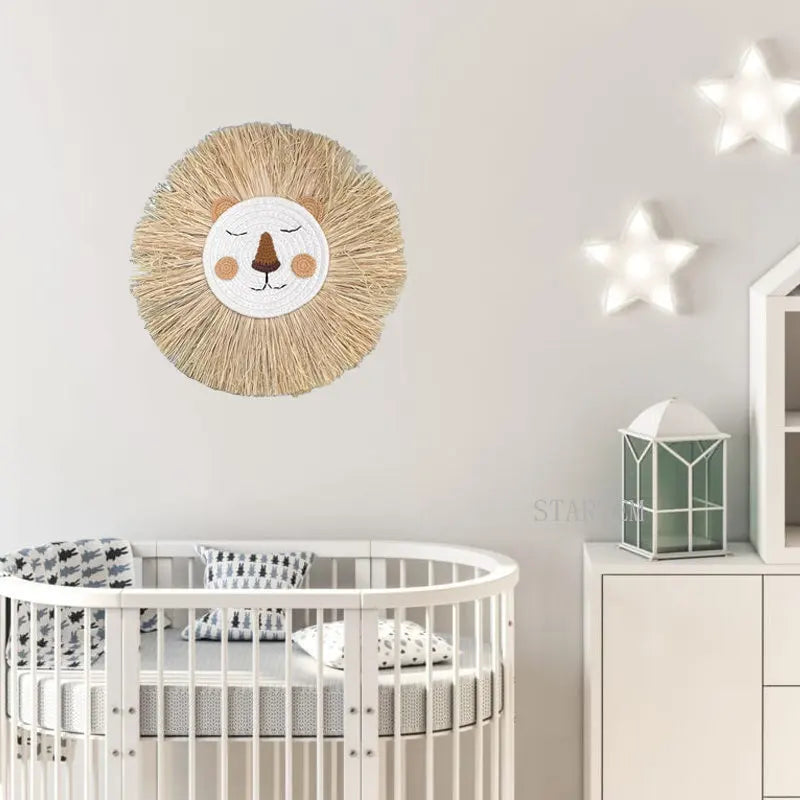 Nordic Handmade Lion Wall Decor