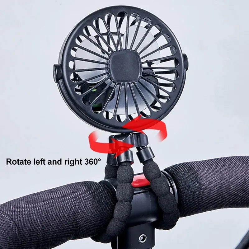 Mini Handheld Stroller Fan