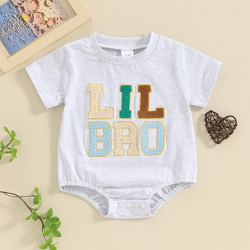 Big Bro Lil Bro Short Sleeve Tshirt & Romper