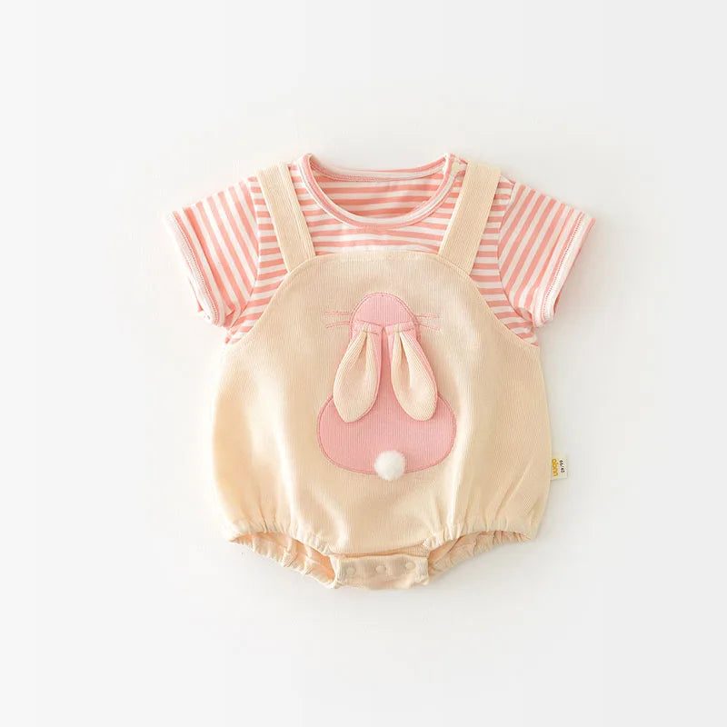 Bunny One Piece Romper with Tshirt