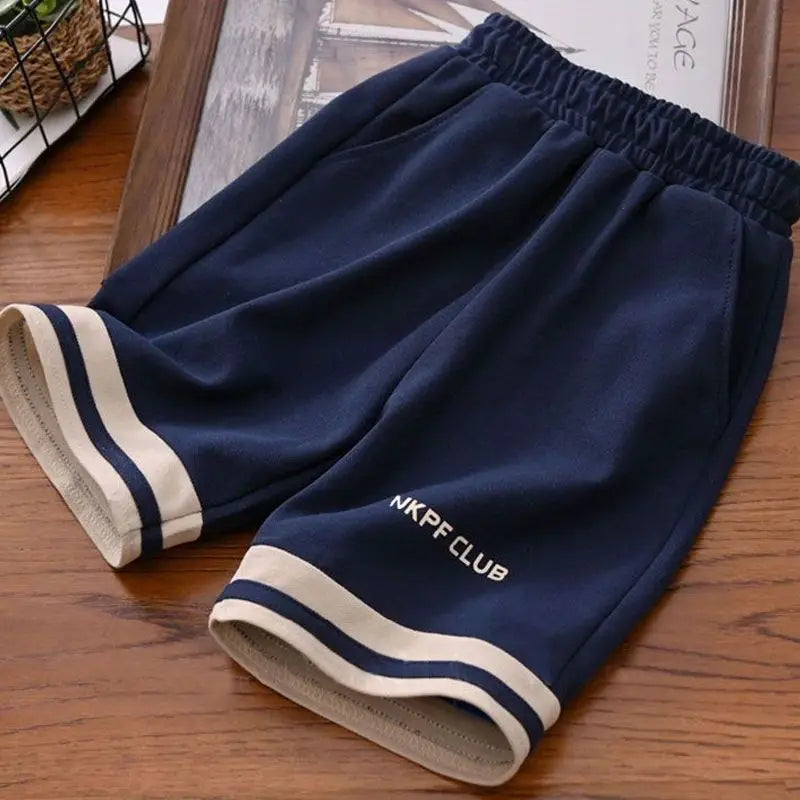 Boys Collared T-Shirts and Shorts Set