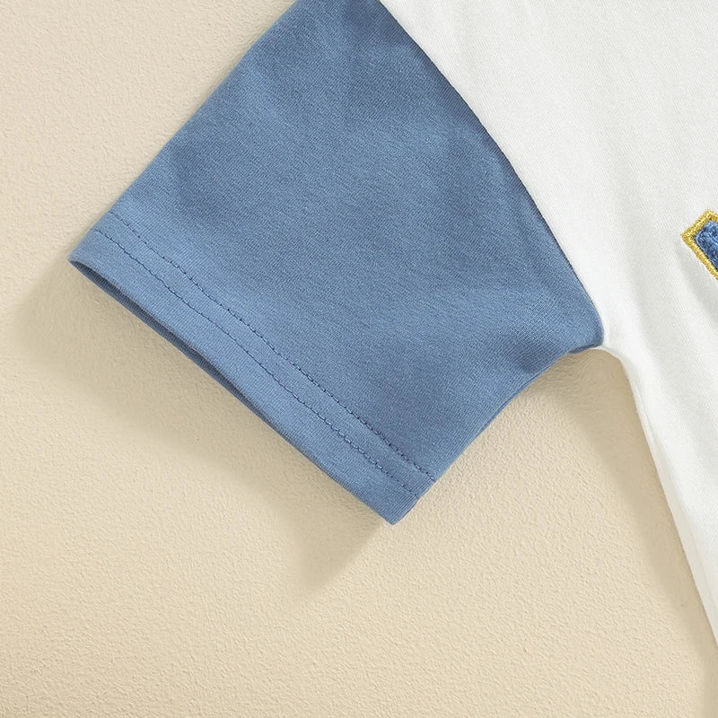 Mamas Boy Short Sleeve Tshirt Romper
